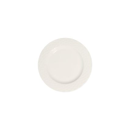 24-delige serviesset, wit porselein