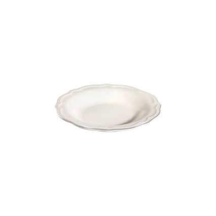 24-delige serviesset wit/zilver/porselein