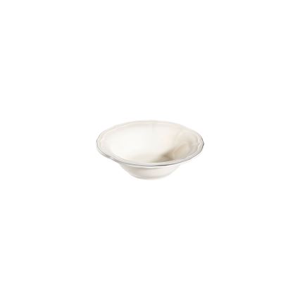 24-delige serviesset wit/zilver/porselein