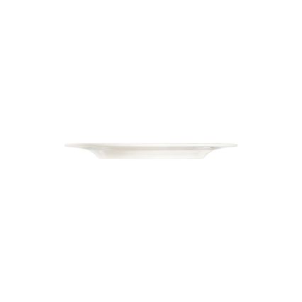 24-delige serviesset, wit/zilver, porselein