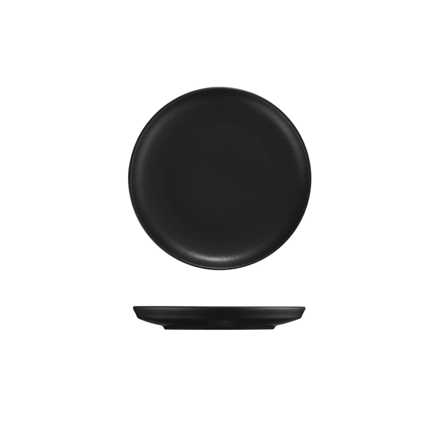 24-delige serviesset zwart/porselein