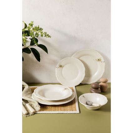 27-delige serviesset crème/porselein