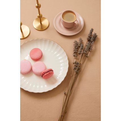 27-delige serviesset, wit/goud, porselein