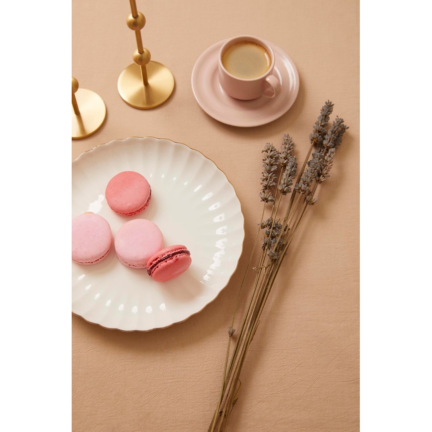 27-delige serviesset, wit/goud, porselein