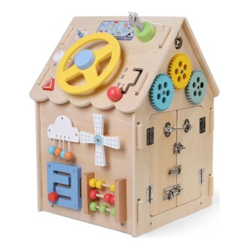 2Kids Toys - Activiteitenbord huisje beige