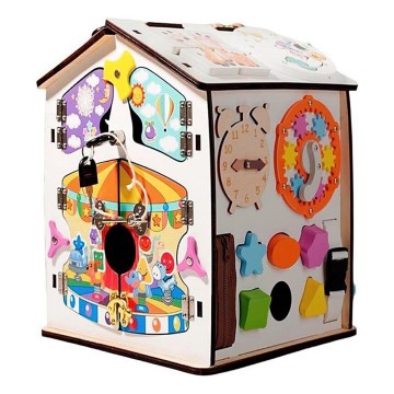 2Kids Toys - Activiteitenbord huisje wit