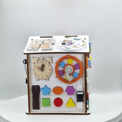 2Kids Toys - Activiteitenbord huisje wit