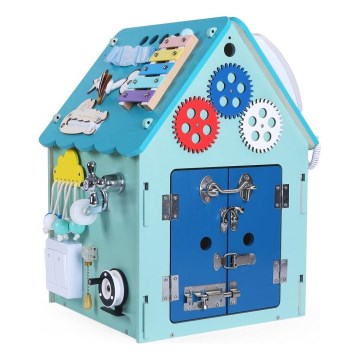 2Kids Toys - Activity bord huis blauw
