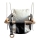 2Kids Toys - Children's stof swing grijs/wit