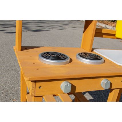 2Kids Toys - Houten buitenspeelkeuken met gootsteen