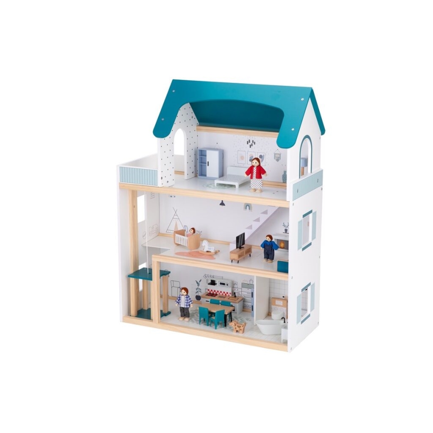 2Kids Toys - Houten poppenhuis Barbora