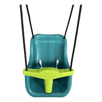 2Kids Toys - Kinderplastic schommel turquoise/groen