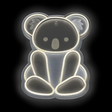 2Kids Toys - LED neon muurdecoratie LED/5W/USB koala