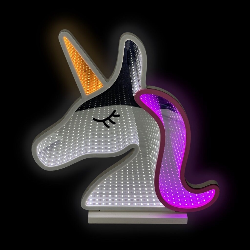 2Kids Toys - LED Neon tafel decoratie LED/5W/USB eenhoorn