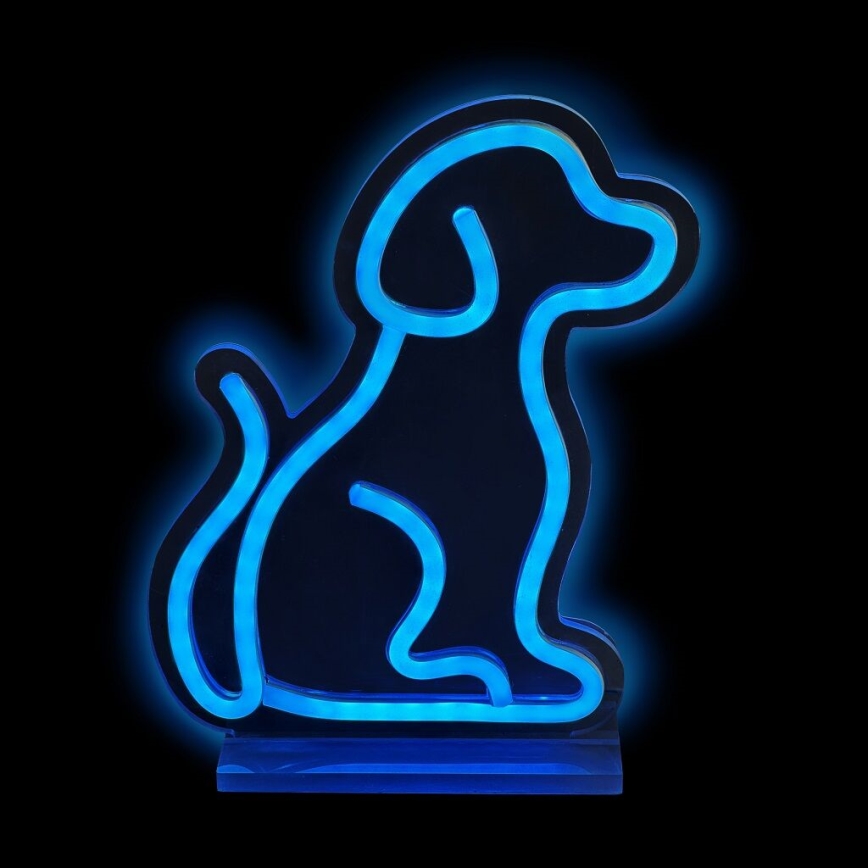 2Kids Toys - LED Neon tafel decoratie LED/5W/USB hond
