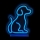 2Kids Toys - LED Neon tafel decoratie LED/5W/USB hond