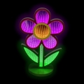 2Kids Toys - LED-neon tafeldecoratie LED/5W/USB bloem