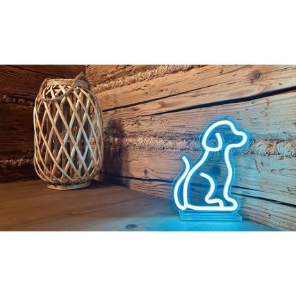 2Kids Toys - LED Neon tafeldecoratie LED/5W/USB hond