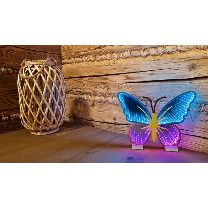 2Kids Toys - LED-neon tafeldecoratie LED/5W/USB vlinder