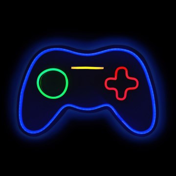 2Kids Toys - LED Neon-wanddecoratie LED/5W/USB gamepad