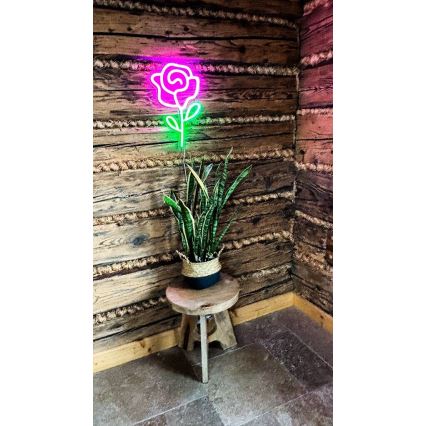 2Kids Toys - LED Neon-wanddecoratie LED/5W/USB roze