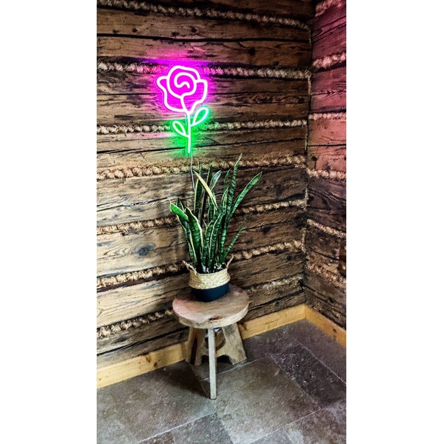 2Kids Toys - LED Neon-wanddecoratie LED/5W/USB roze