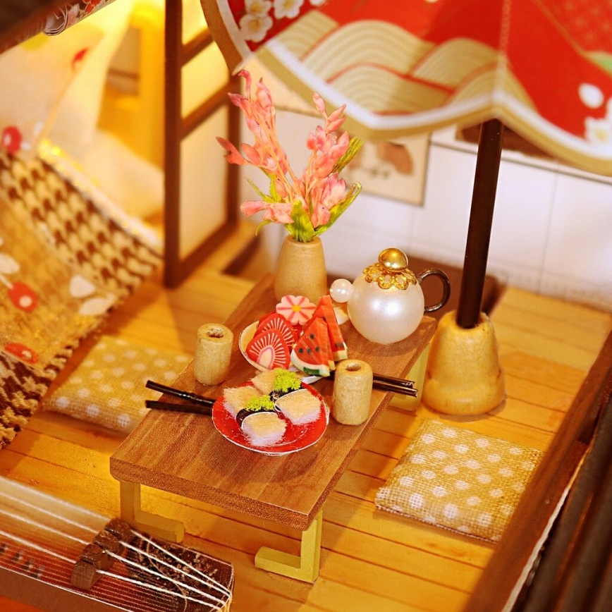 2Kids Toys - Miniatuur van een huis Luxe sakuravilla 2xAAA