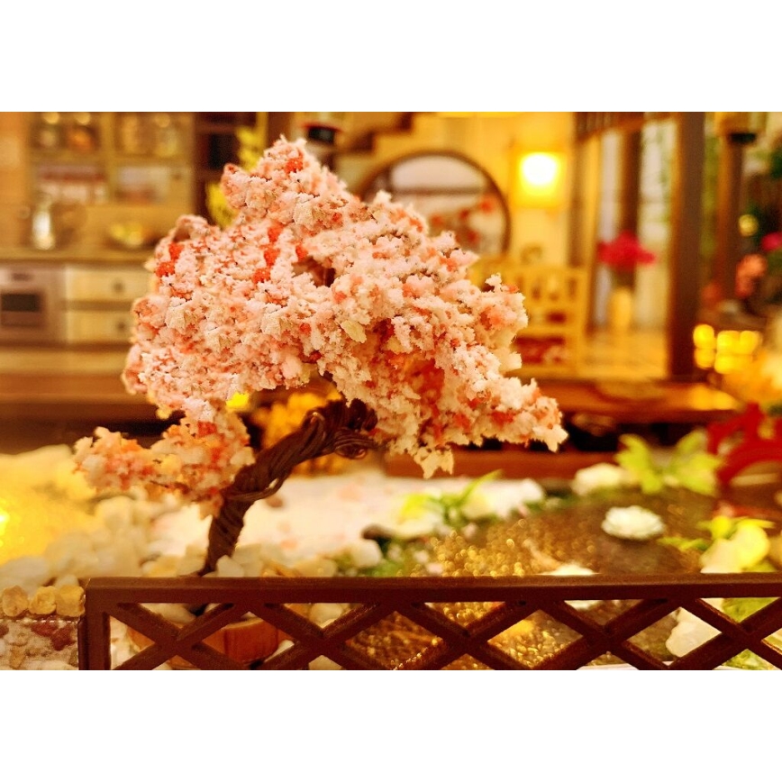 2Kids Toys - Miniatuur van een huis Luxe sakuravilla 2xAAA