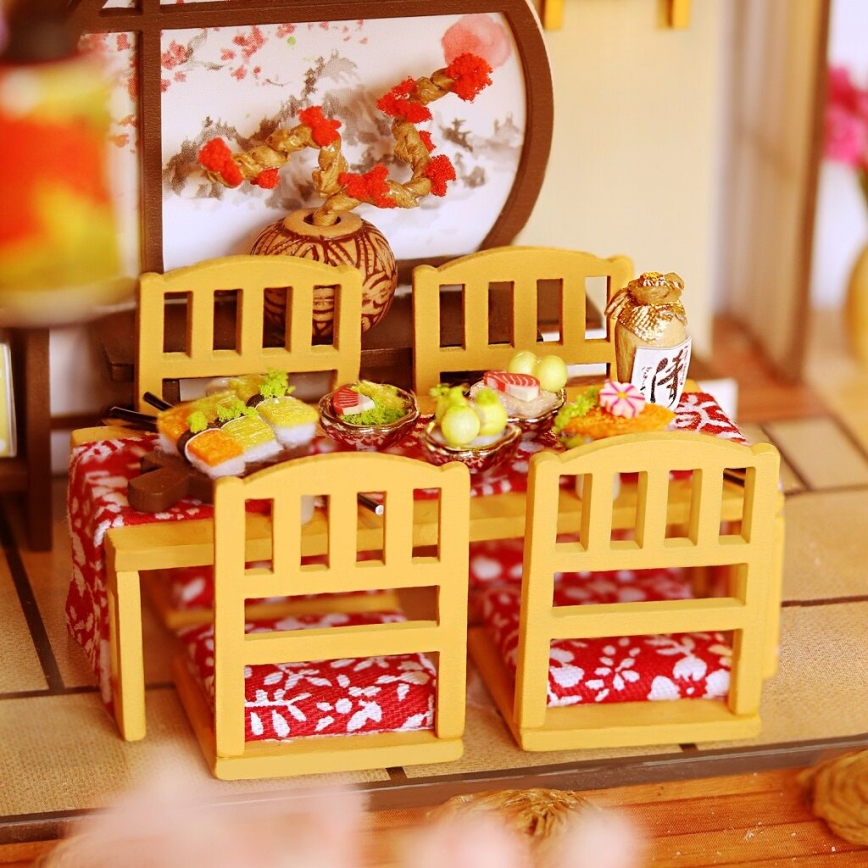 2Kids Toys - Miniatuur van een huis Luxe sakuravilla 2xAAA