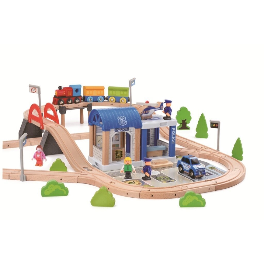 2Kids Toys - Treinset Stad en Dorp, 200-delig