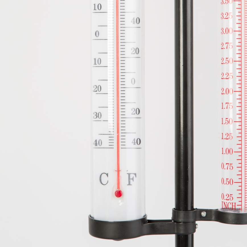 3-in-1 tuinweerstation 145 cm zwart