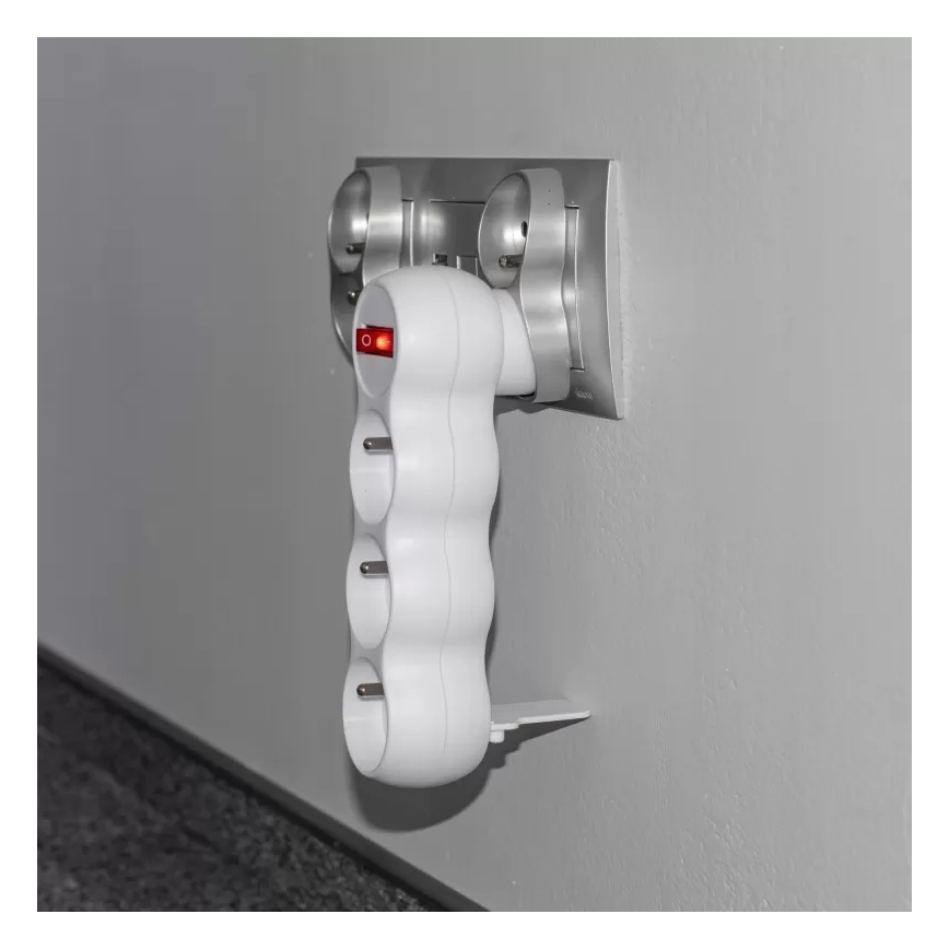 3-voudige stekkerdoos met schakelaar