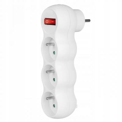 3-voudige stekkerdoos met schakelaar