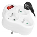 3-voudige stekkerdoos met schakelaar