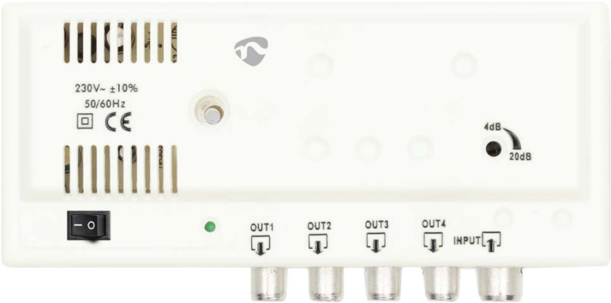 4-bands antenneversterker 230V