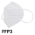 5-laags ademhalingsmasker met 99,87% efficiëntie - FFP3 NR L&S B01