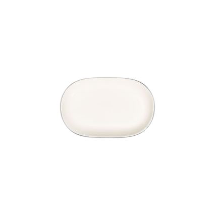 53-delige serviesset crème/zilver/porselein
