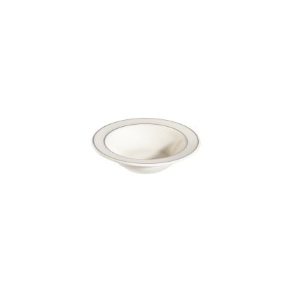 53-delige serviesset crème/zilver/porselein