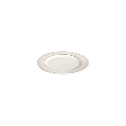 53-delige serviesset crème/zilver/porselein