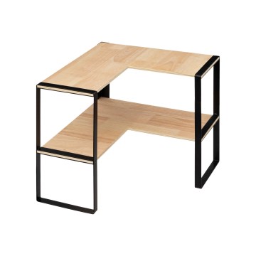 5five - Hoekplank PALO 40x40 cm beige/zwart