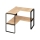 5five - Hoekplank PALO 40x40 cm beige/zwart