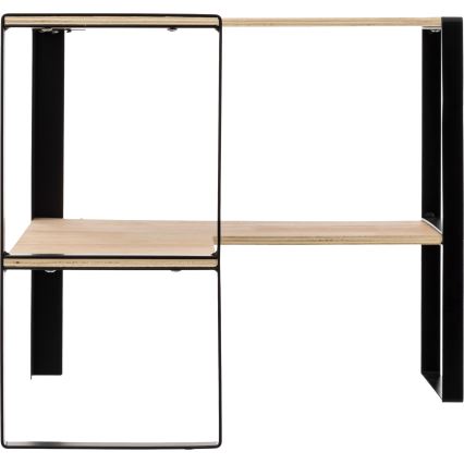 5five - Hoekplank PALO 40x40 cm beige/zwart
