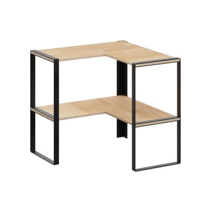 5five - Hoekplank PALO 40x40 cm beige/zwart