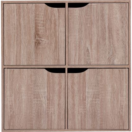 5five - Ladekast TIDY 68x68x32 cm, bruin