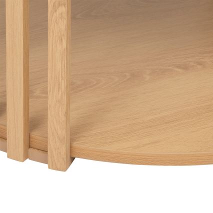 5five - Salontafel VINKY Ø 60 cm bruin