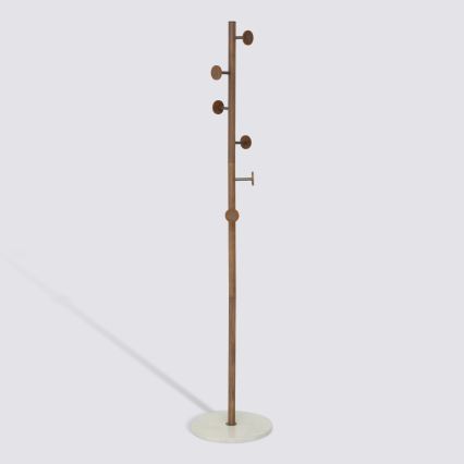 5five - Staande kapstok PERY 175x36,5 cm bruin/wit