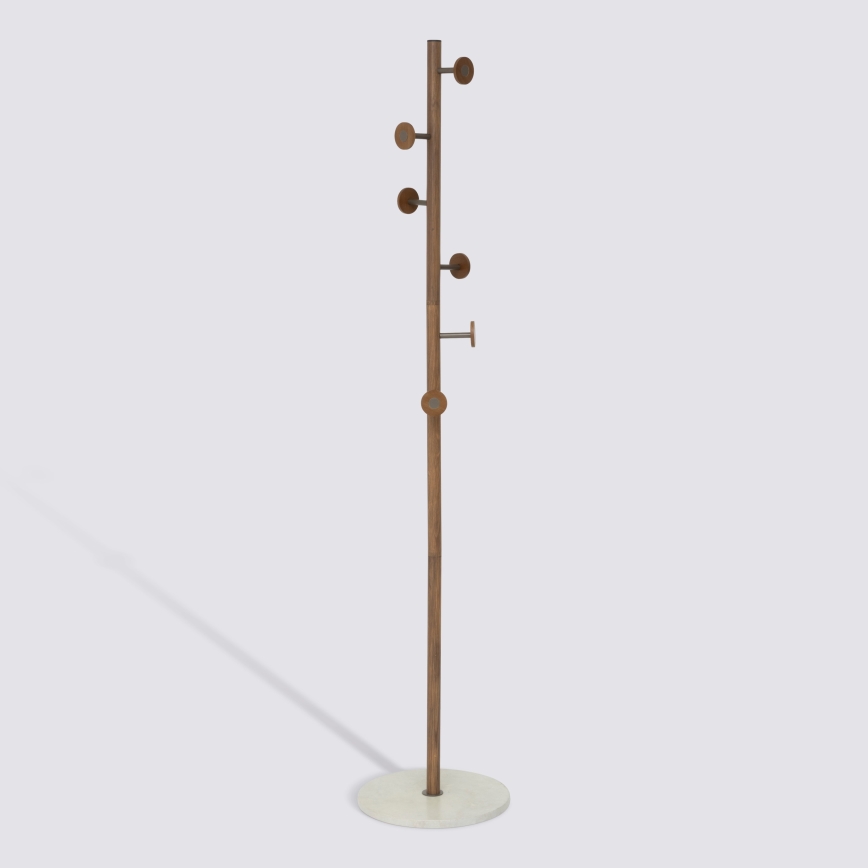 5five - Staande kapstok PERY 175x36,5 cm bruin/wit