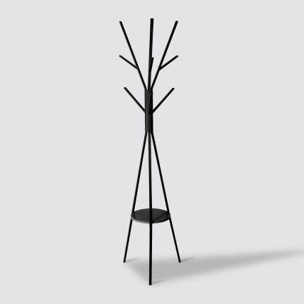 5five - Vrijstaande kapstok TASO 180x44 cm zwart