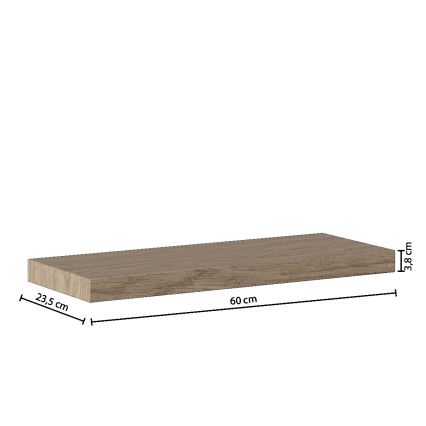 5five - Wandplank HYLE 60x24 cm eiken