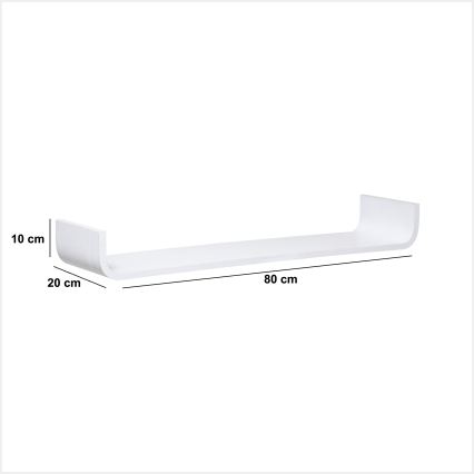 5five - Wandplank KAPTO 80x20 cm wit